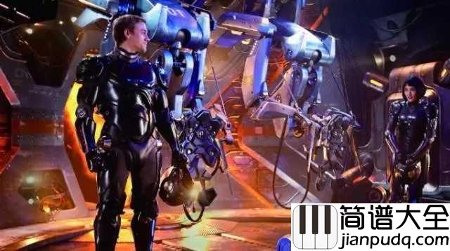 _环太平洋主题曲｜钢琴谱_哭了听过钢琴版环太平洋，小新只恨以前没好好练琴