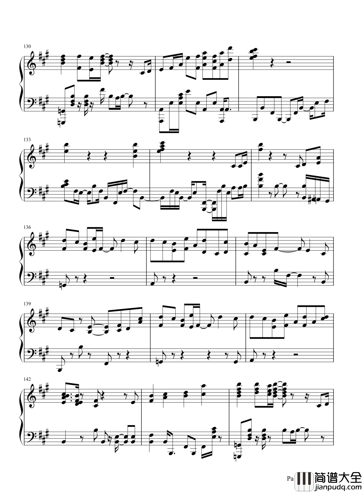 鸟之诗钢琴谱_穿过云端，是谁的天堂，在召唤