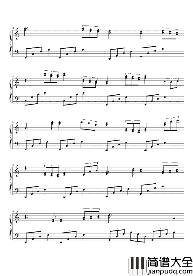 新不了情钢琴谱_萧敬腾_不知道拨动了多少人的心弦