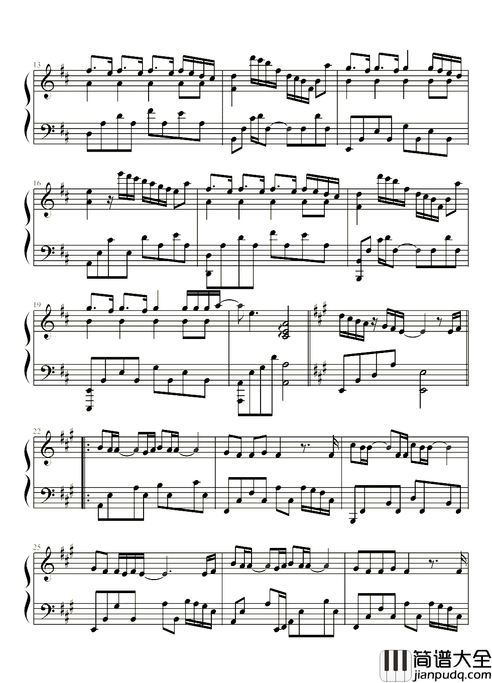 风吹麦浪钢琴谱__李健｜是否有风吹过你的麦田