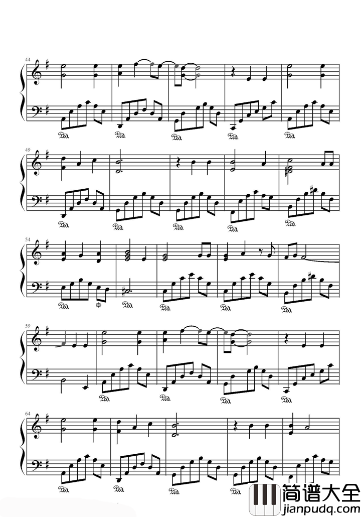 全世界谁倾听你钢琴谱_林宥嘉｜在终点等你的人会是我