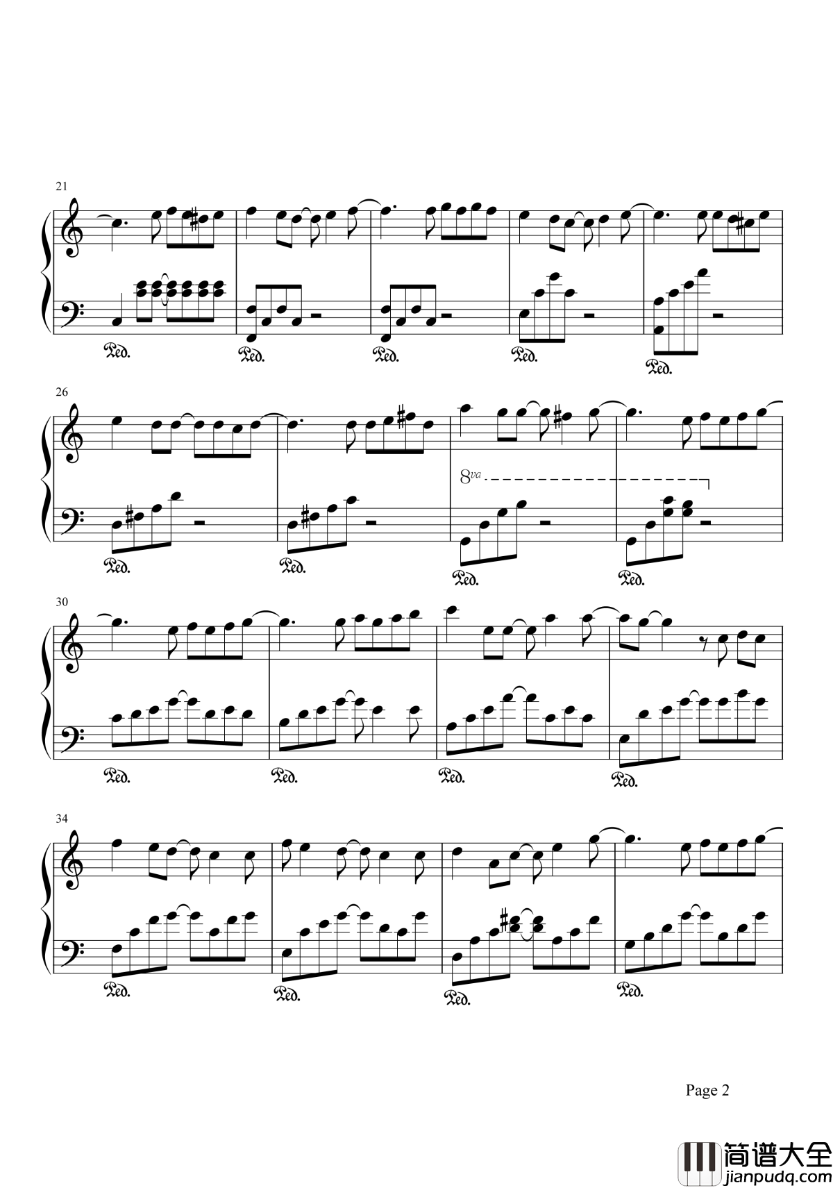 小手拉大手钢琴谱_梁静茹｜我们小手拉大手_一起郊游