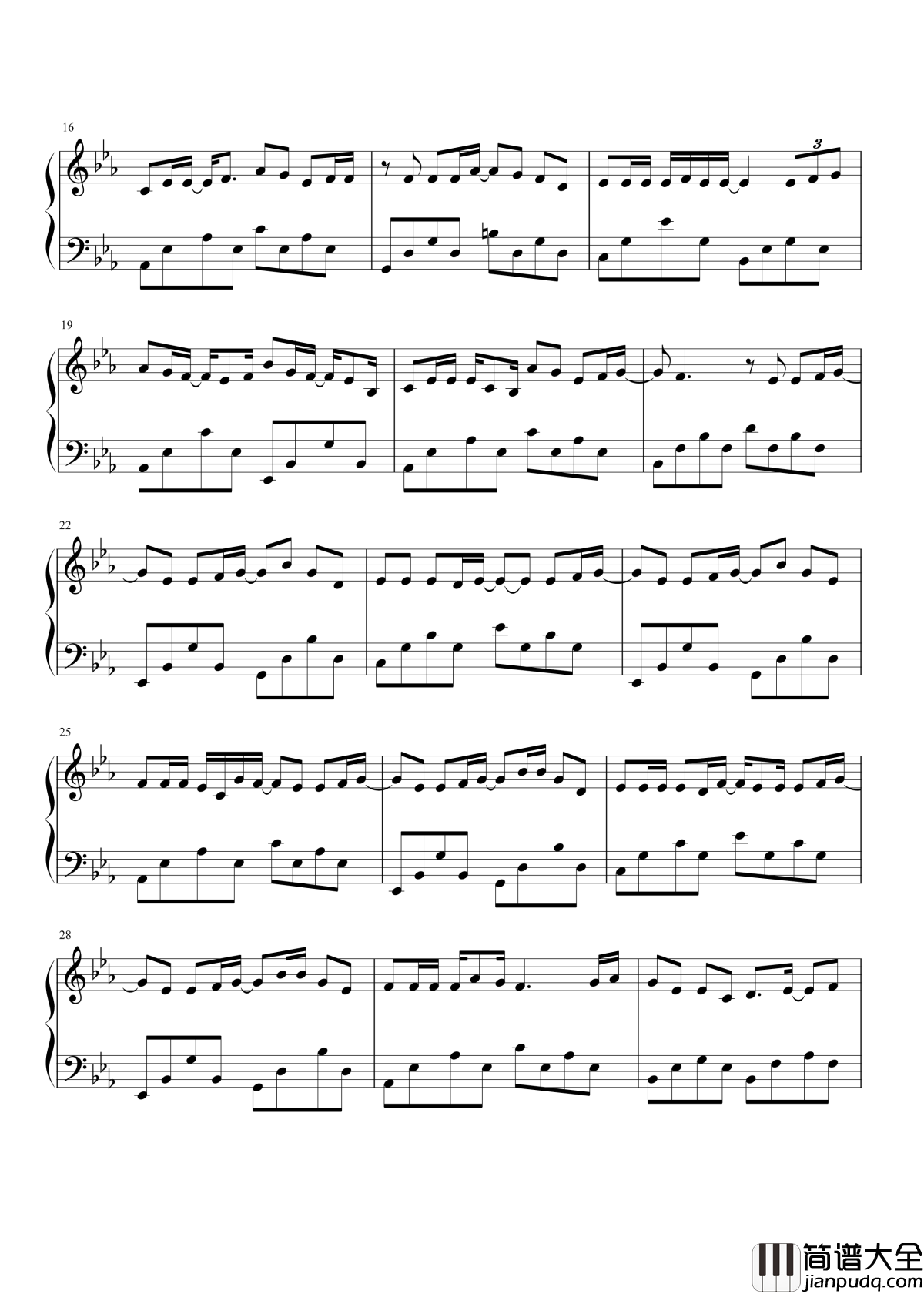 分手快乐钢琴谱_梁静茹｜让我们鼓起勇气分手快乐