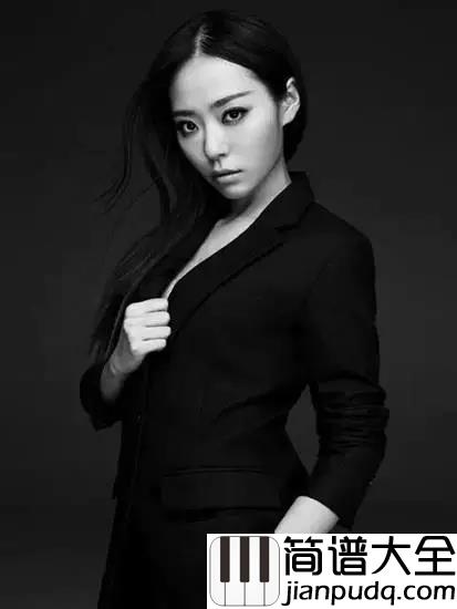 无字碑钢琴谱_张靓颖_武媚娘传奇主题曲｜平凡的心碎_爱过谁