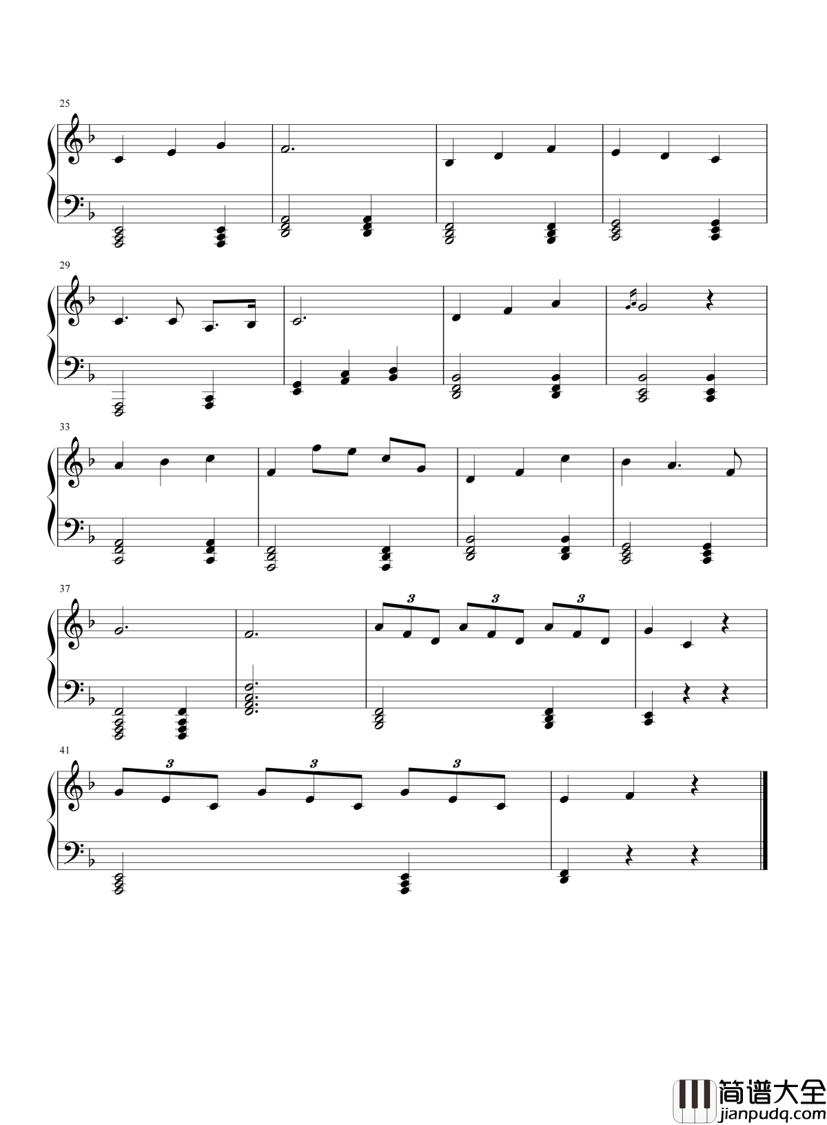 爱的华尔兹钢琴谱_没有谁能给我你给过的爱