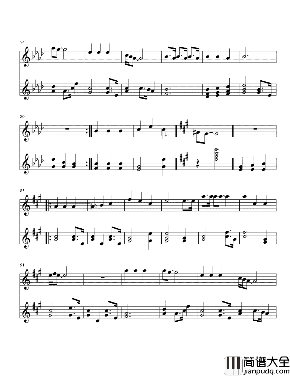 真心英雄钢琴谱_周华健｜有梦的人都是真心英雄!