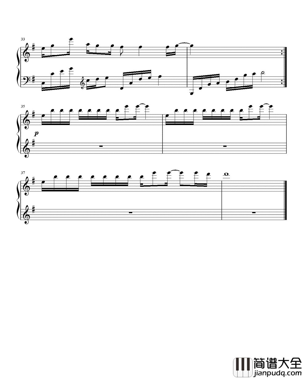 明天我要嫁给你钢琴谱_周华健｜我的心跳扑通扑通的阵阵悸动