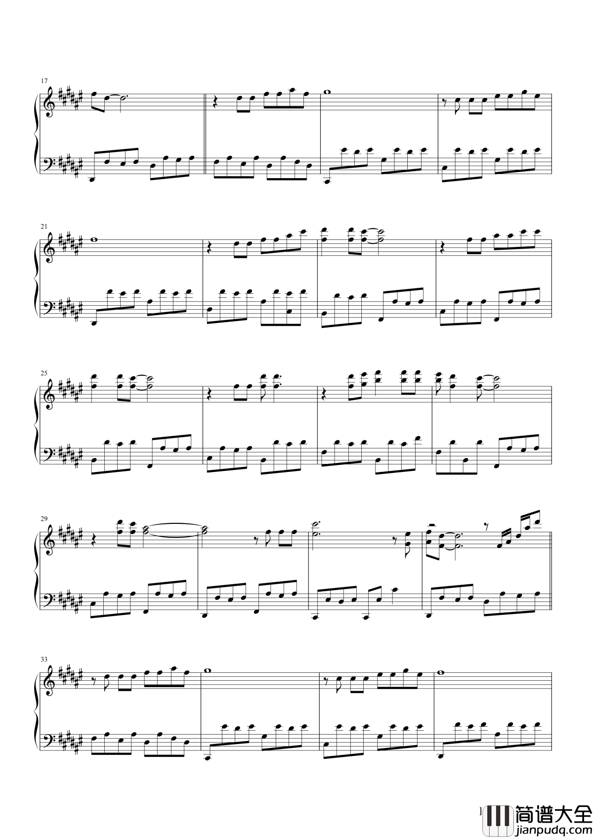 寂静之声钢琴谱_教皇合唱团_在迷茫中，寻找答案