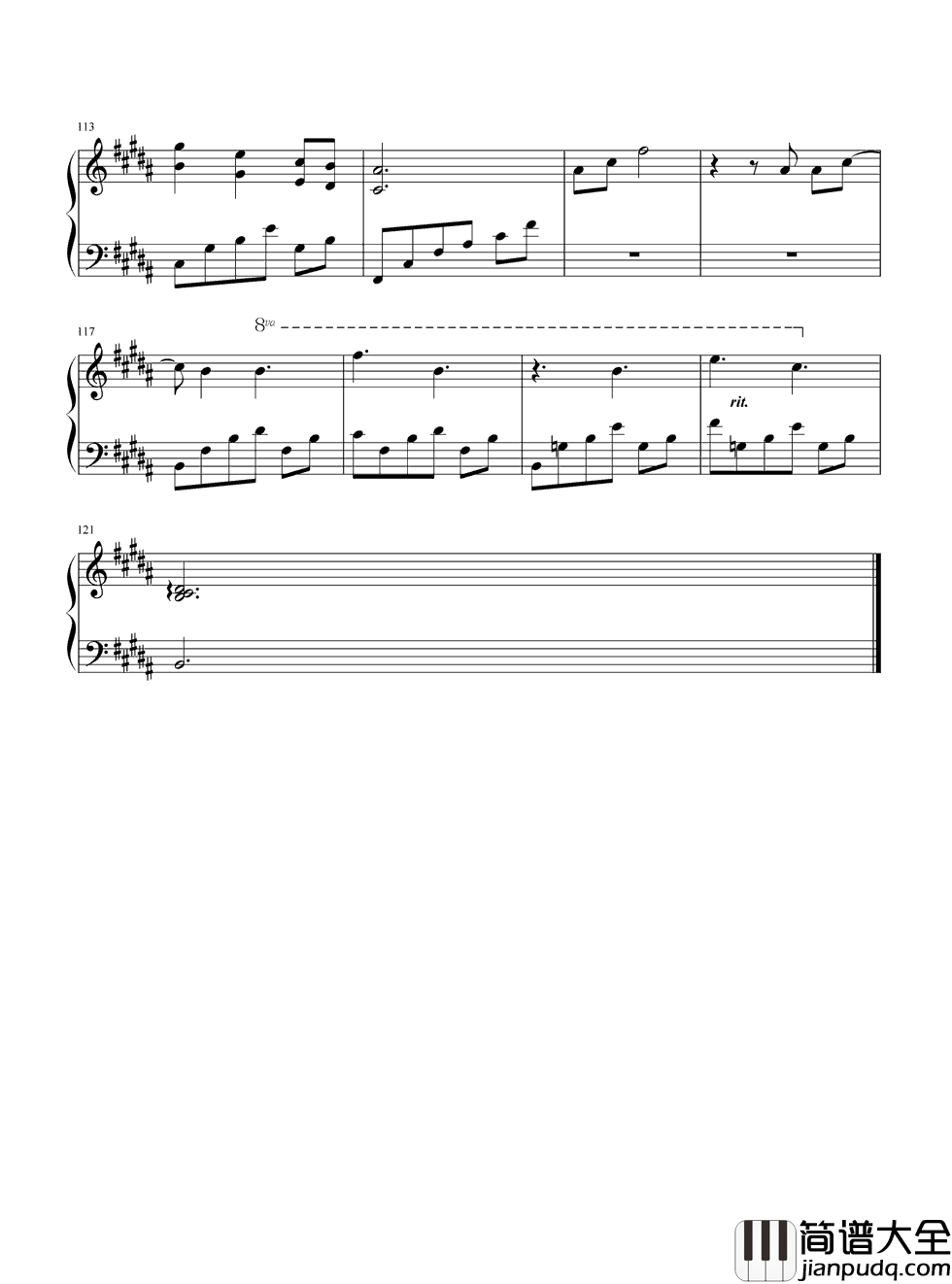 后会无期钢琴谱_邓紫棋｜我会告别_告别我自己