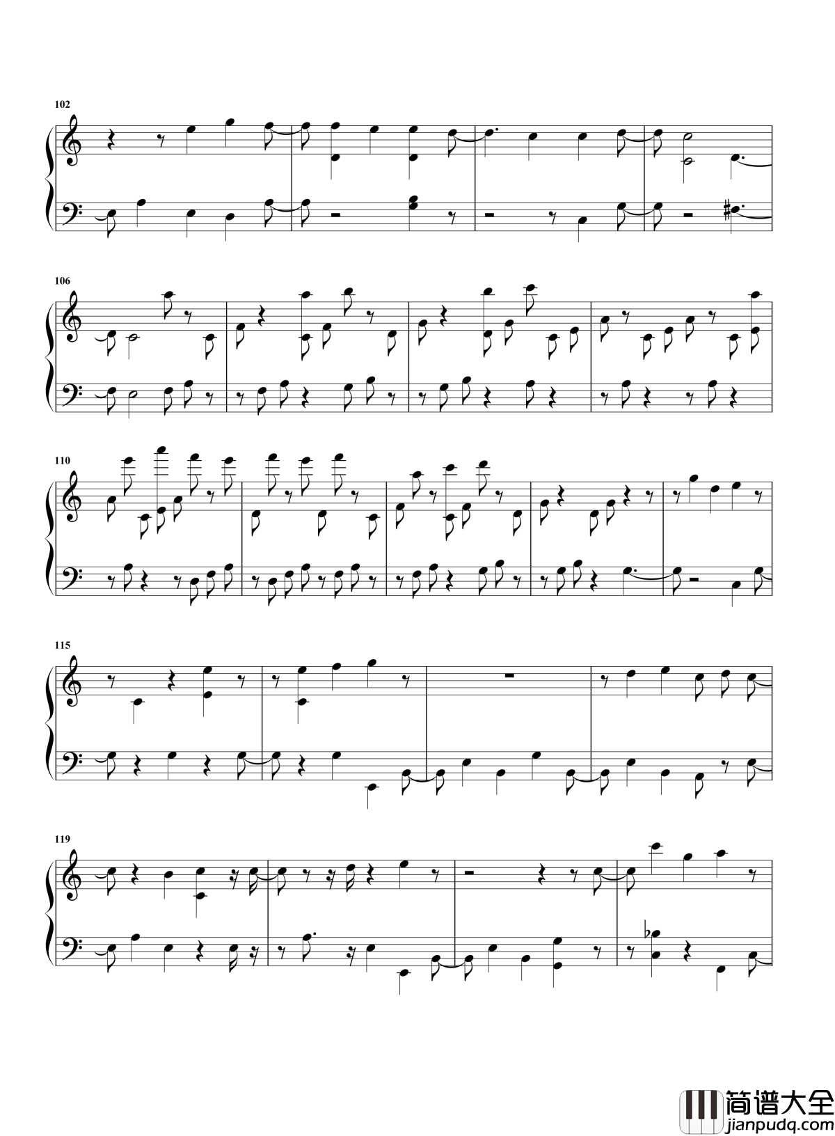 好可惜钢琴谱_庄心妍｜可惜回不去