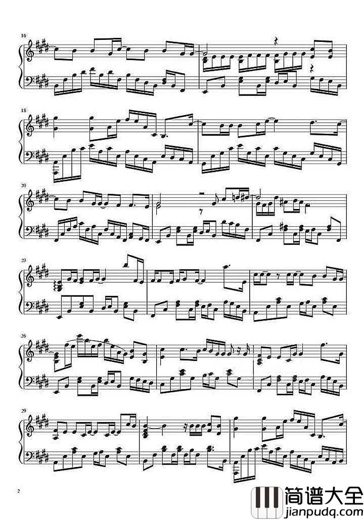 你的背包钢琴谱_陈奕迅｜我的朋友都说它旧得很好看