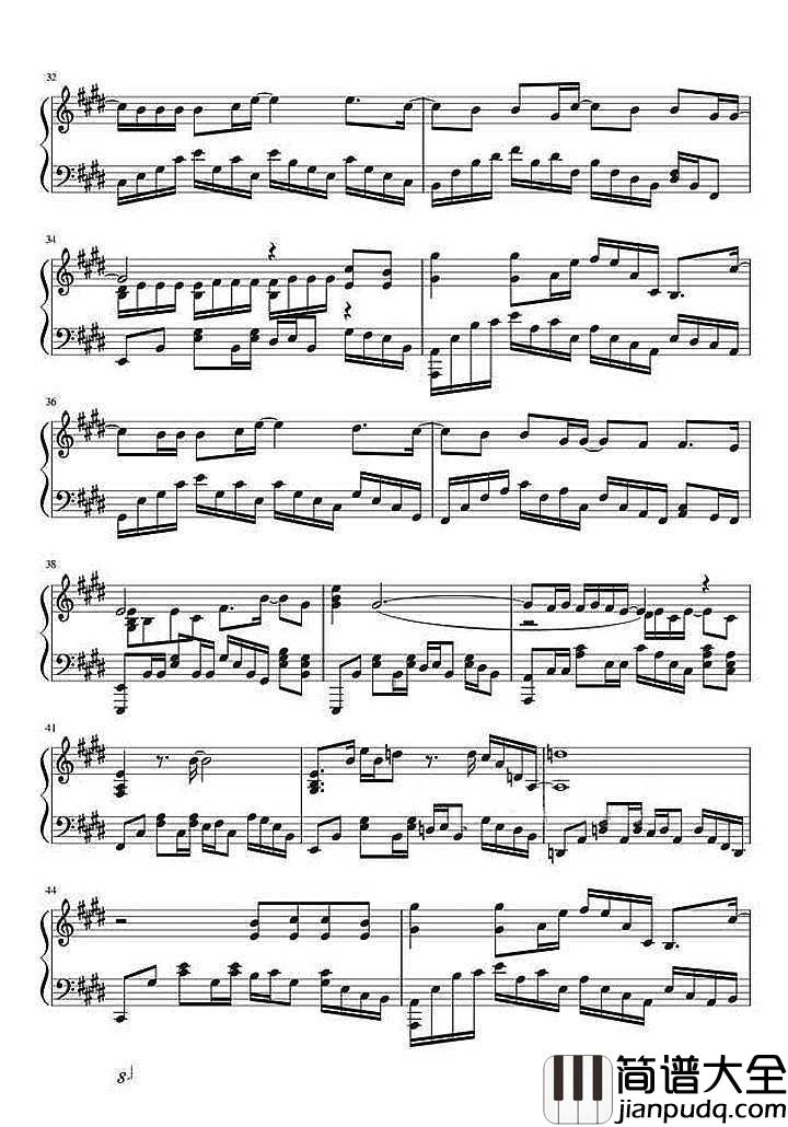 你的背包钢琴谱_陈奕迅｜我的朋友都说它旧得很好看