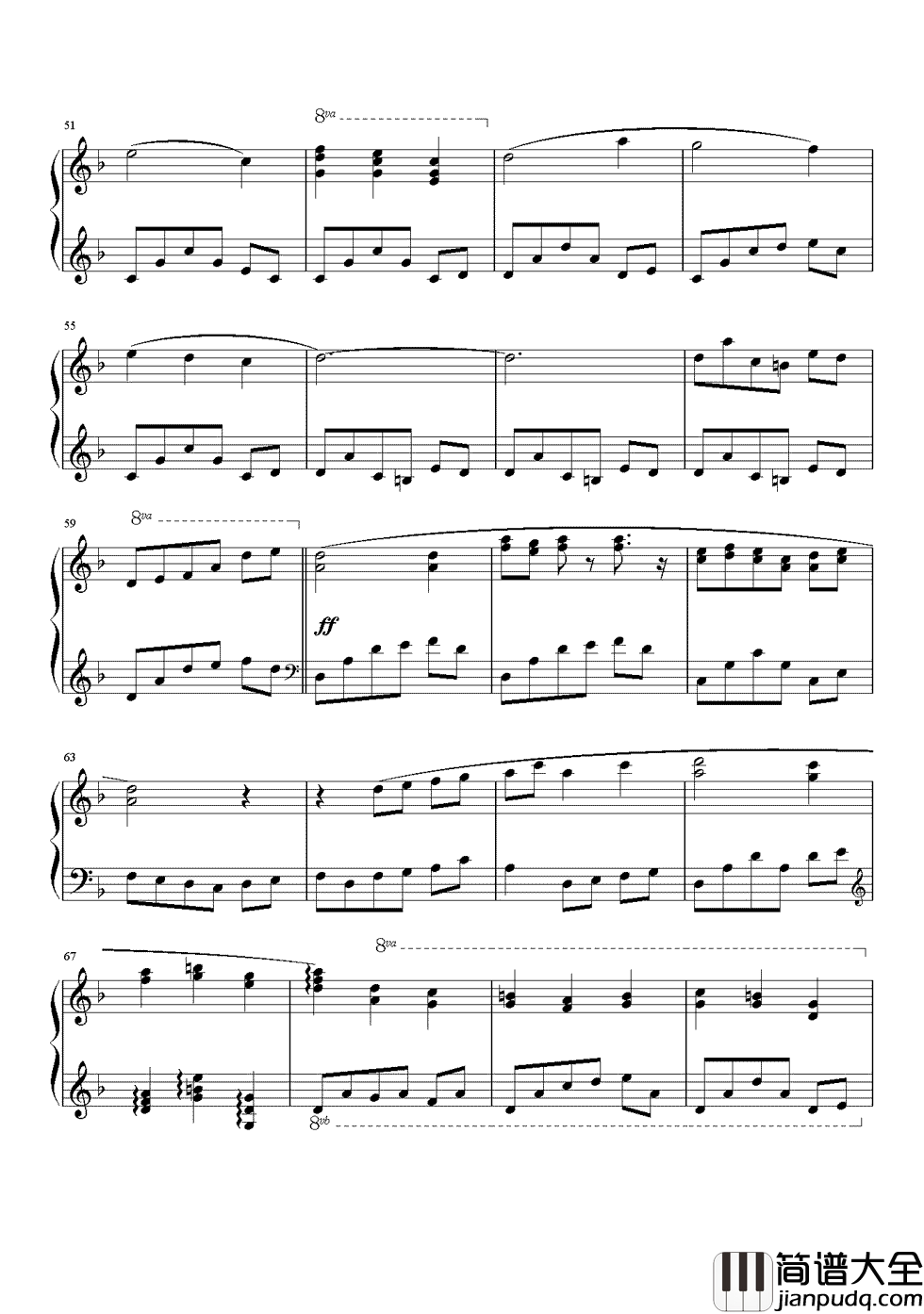 斯卡布罗集市钢琴谱_莎拉·布莱曼_最经典民谣音乐