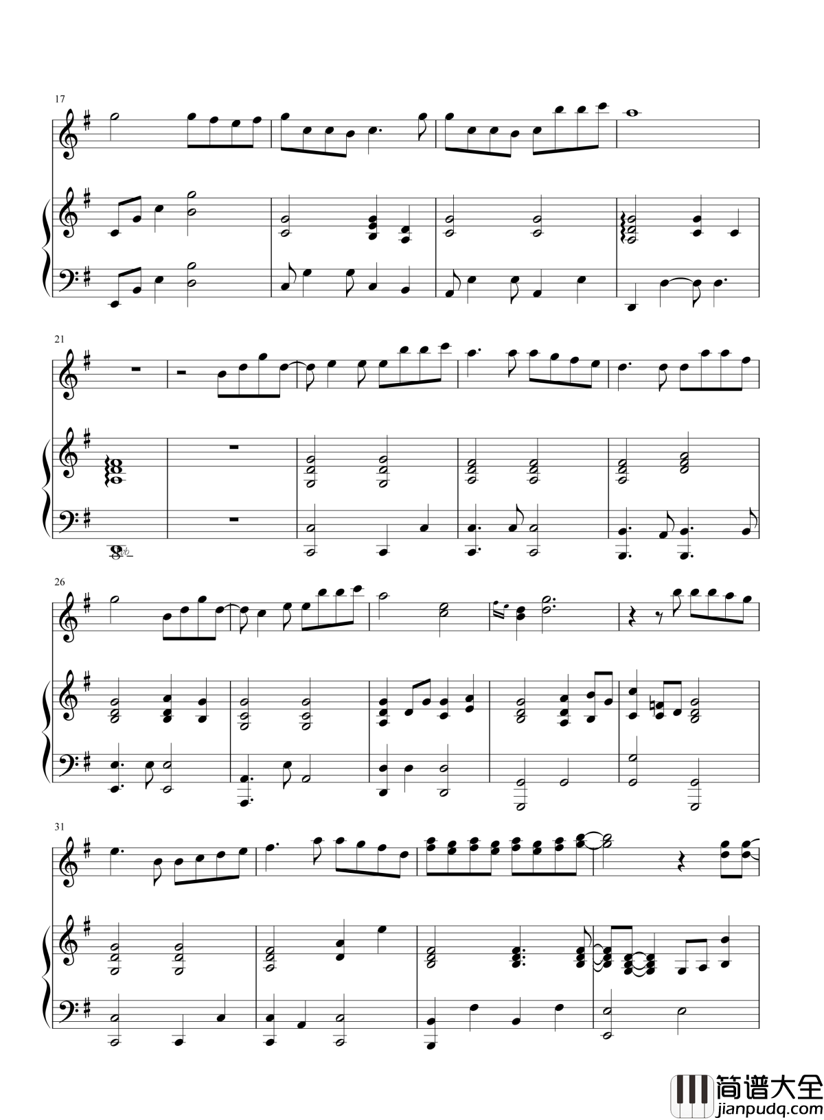 手心的蔷薇钢琴谱_林俊杰_邓紫棋｜手心的蔷薇__是带刺的纪念