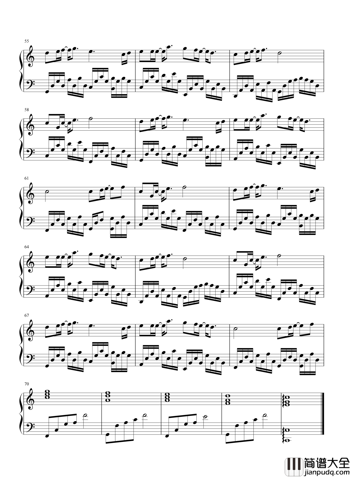 威尼斯的泪钢琴谱_永邦｜威尼斯的泪_像琉璃易碎