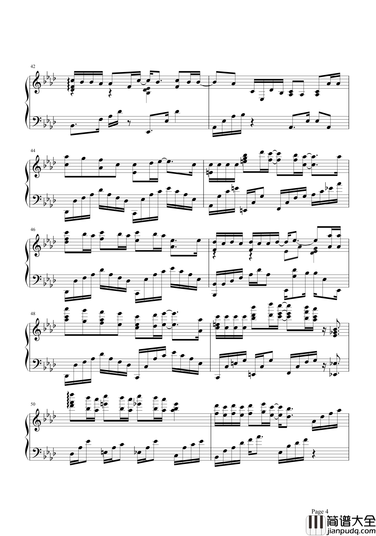 有个爱你的人不容易钢琴谱_那英｜别当错过了失去了_才忏悔的你