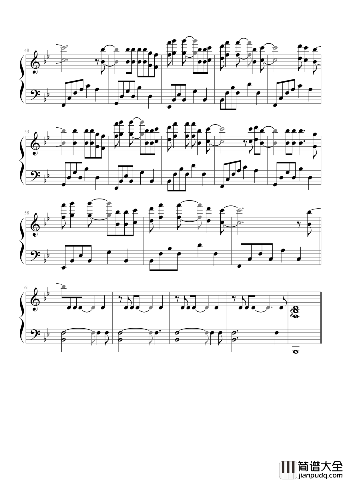 夜空中最亮的星钢琴谱_逃跑计划摘星的你微电影主题曲