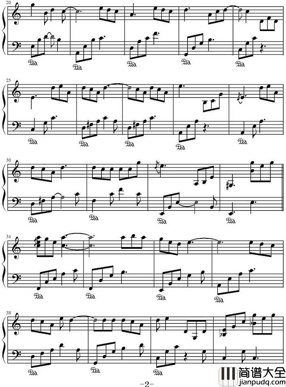 燕归巢钢琴谱_张杰&张靓颖_道尽游子心切