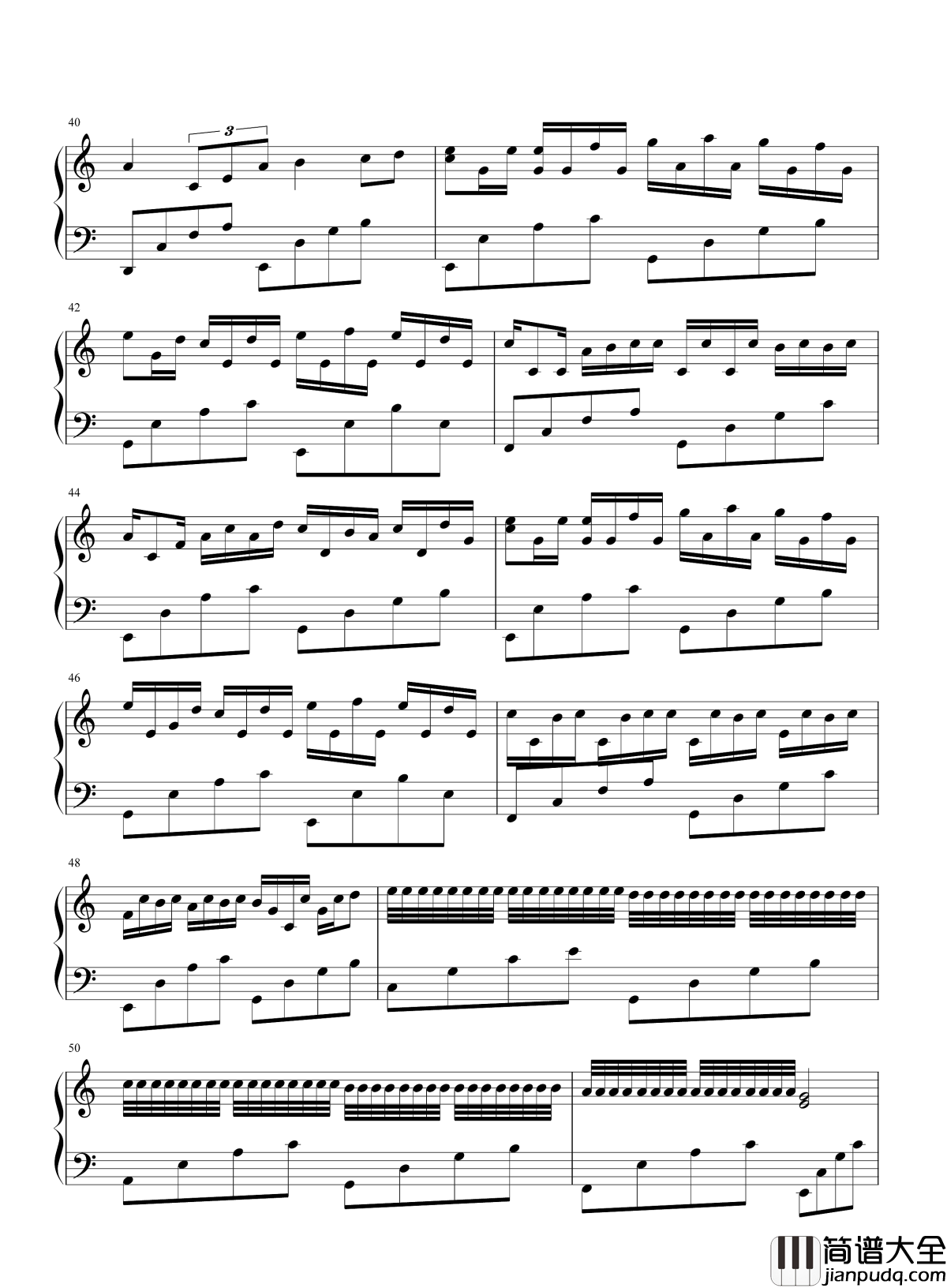 如果有来生钢琴谱_谭维维_许你一个未来，像首诗那般美