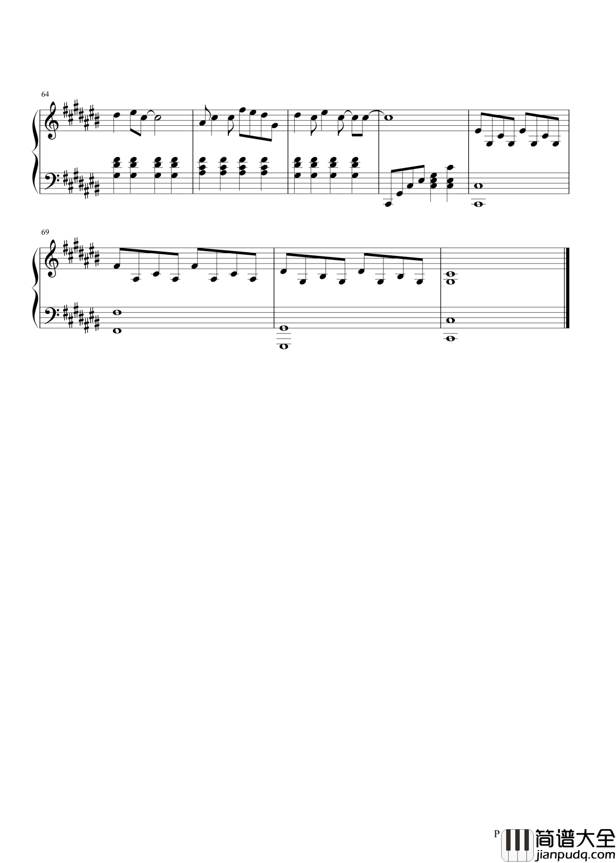 你不知道的事钢琴谱_王力宏电影恋爱通告主题曲