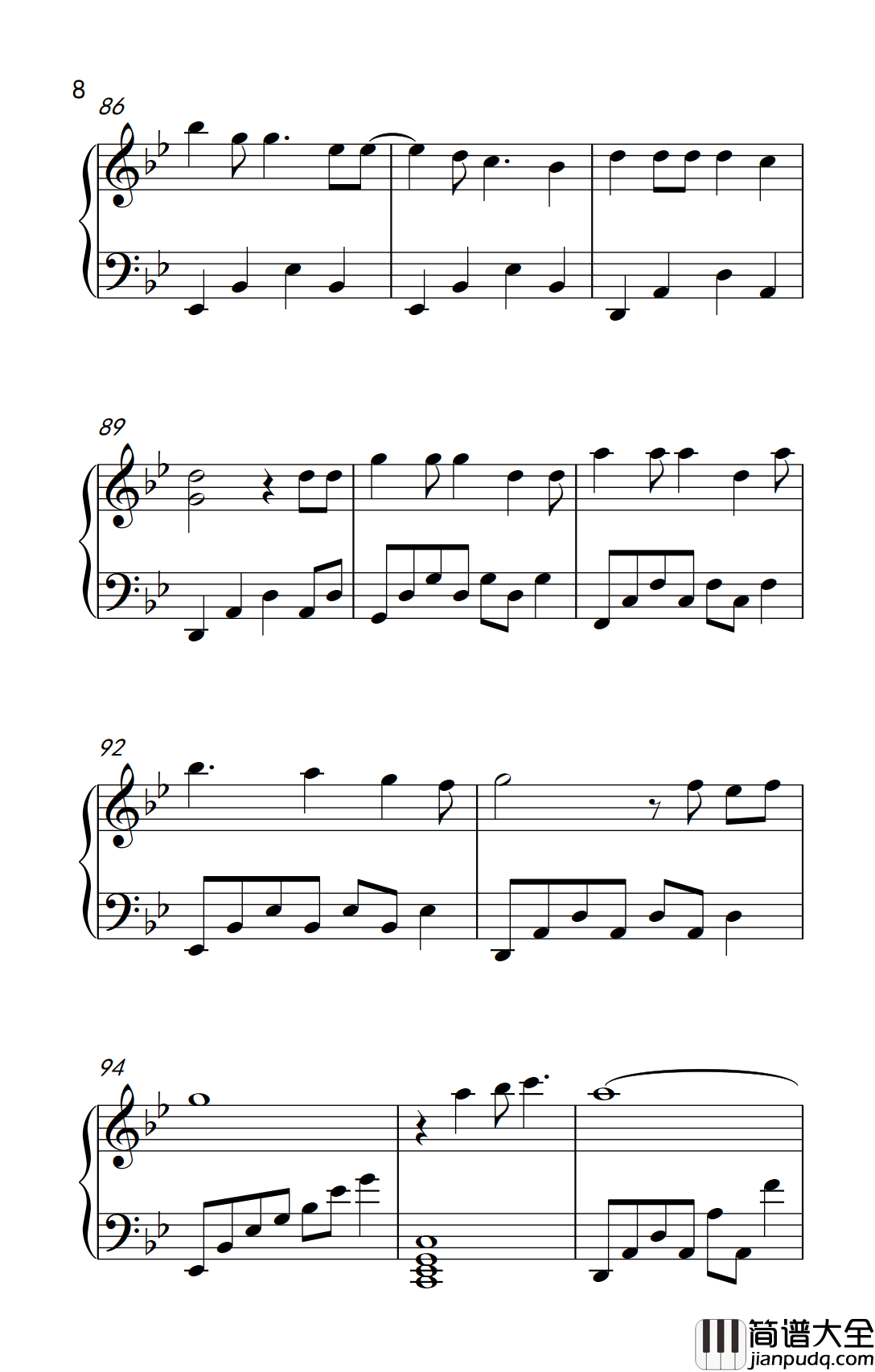 回忆的沙漏钢琴谱_邓紫棋_海豚一样的嗓音，好听至极