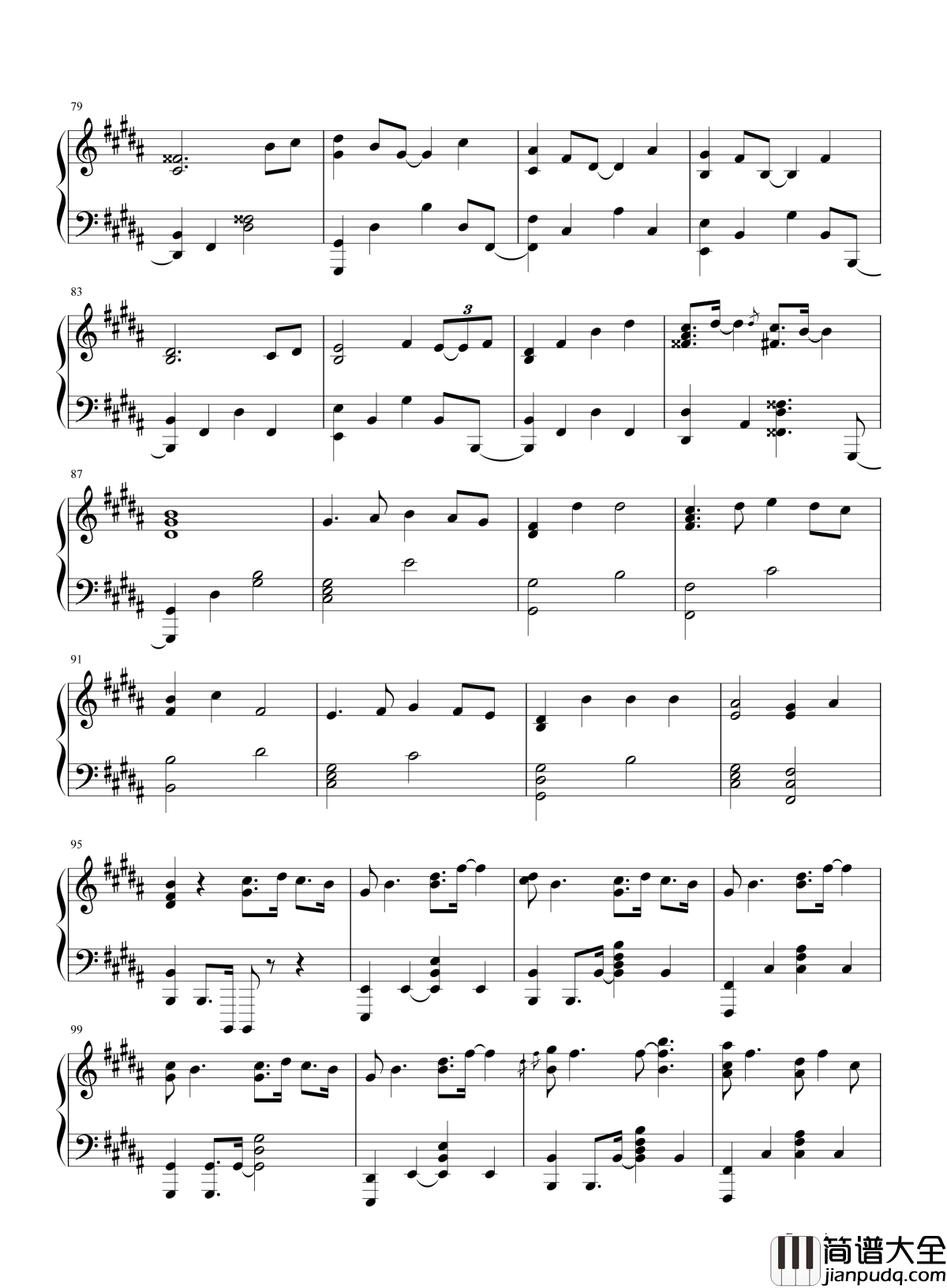 lemon钢琴谱_米津玄师日剧Unnatural主题曲