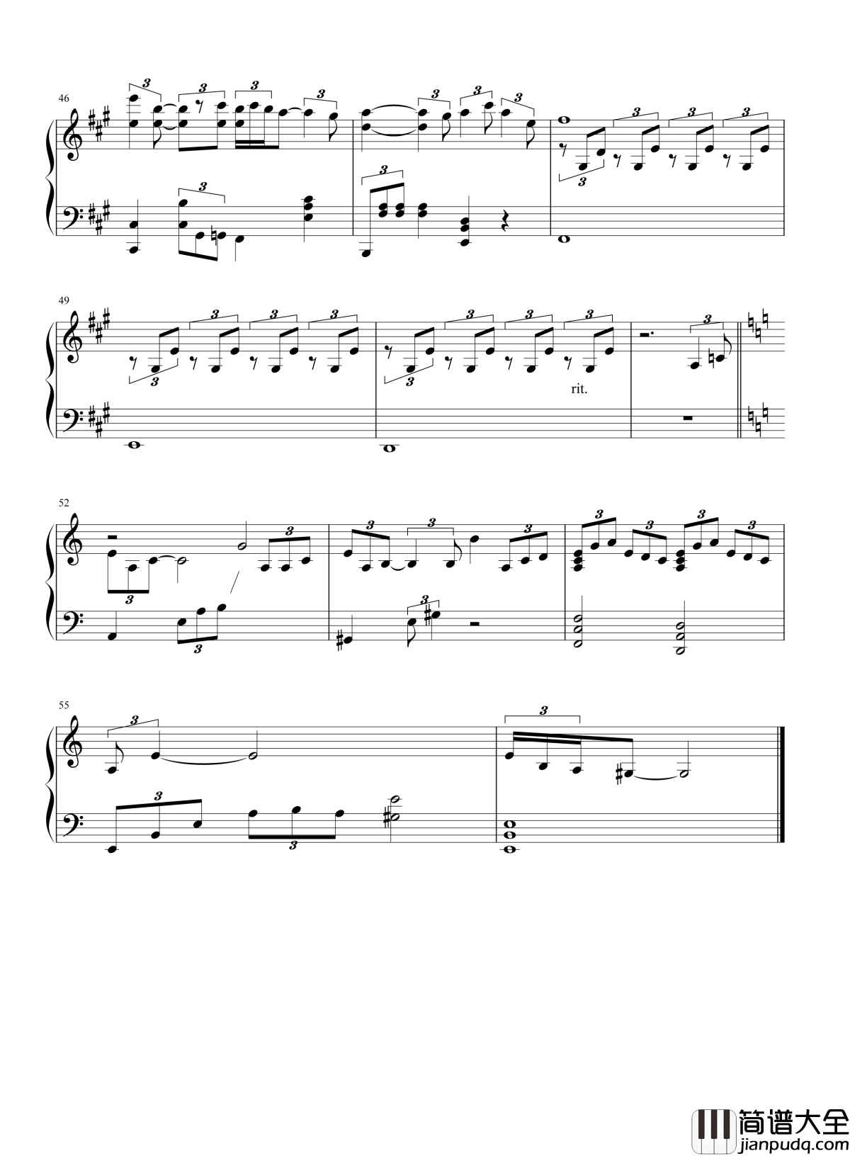 爱钢琴谱_莫文蔚_｜假如我不曾爱你_我不会失去自己