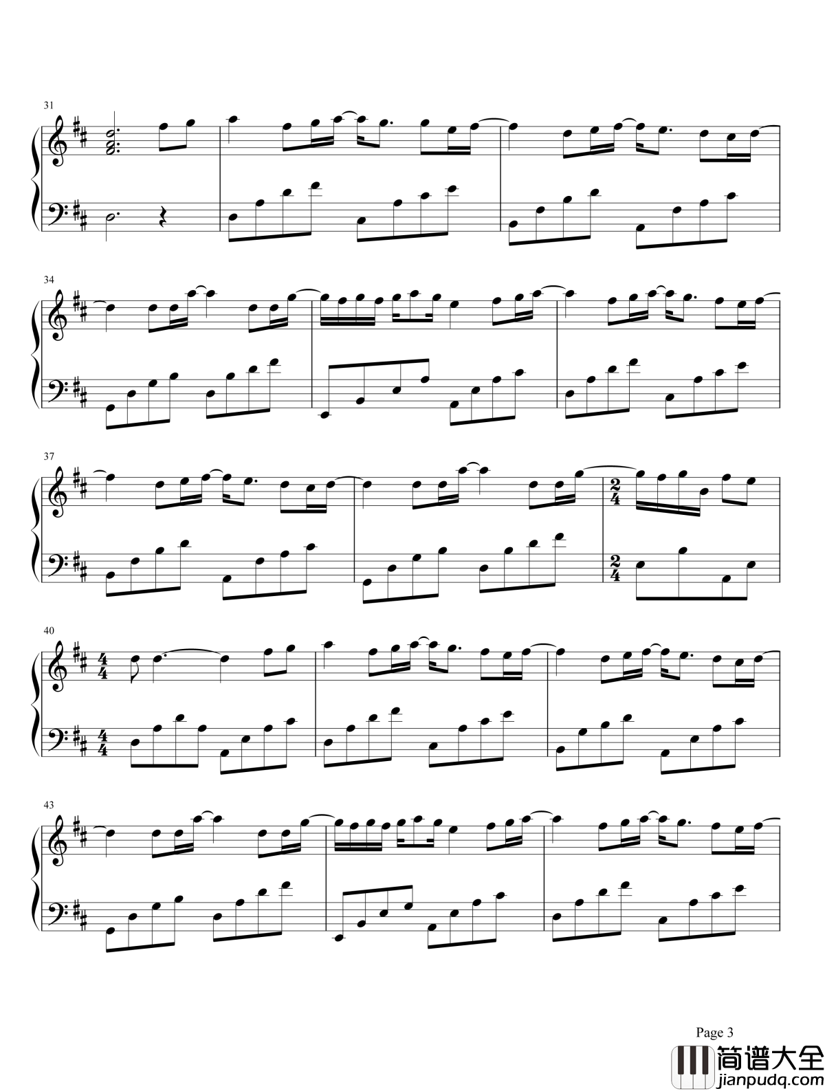 忽然之间钢琴谱__莫文蔚｜时针都停摆_生命像尘埃