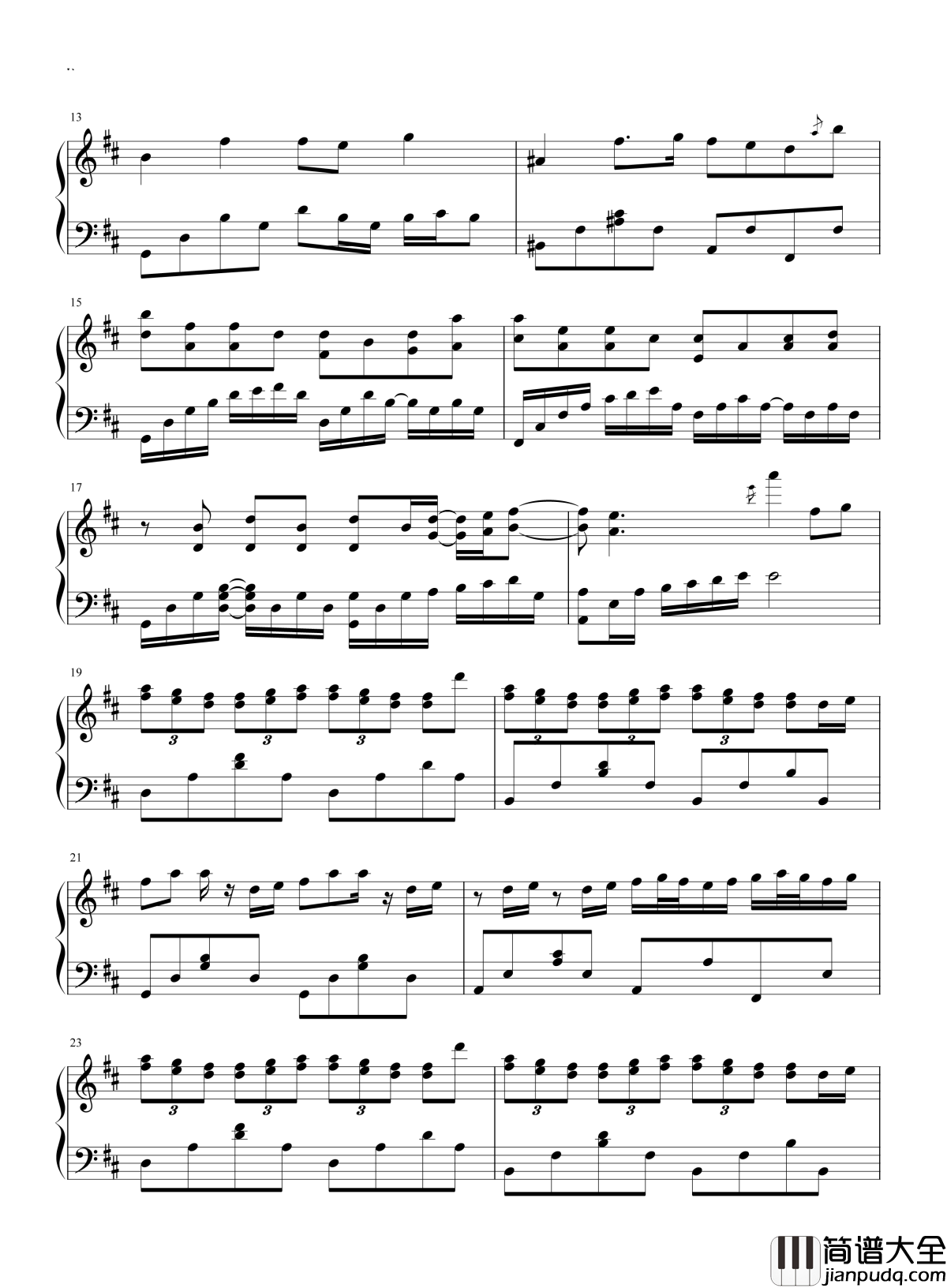 龙卷风_钢琴谱_邓紫棋_爱情来的太快