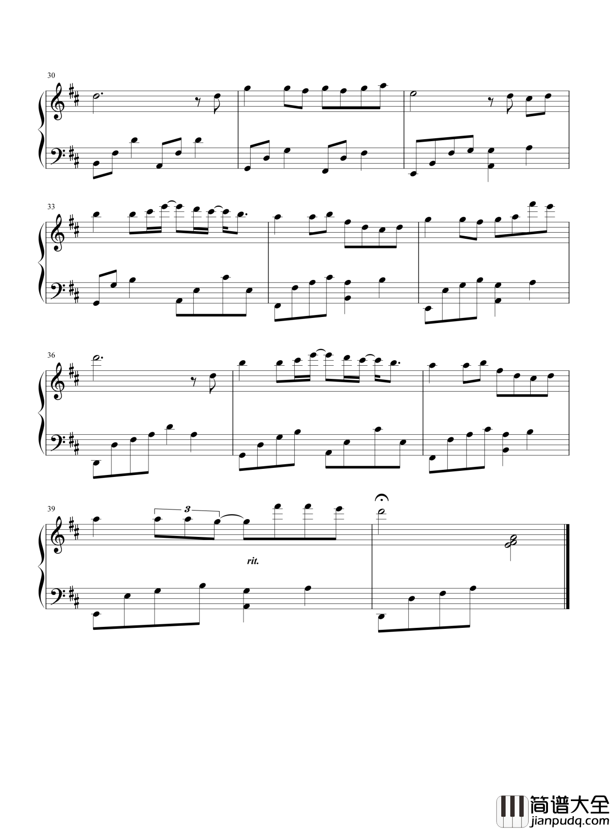 突然好想你钢琴谱_五月天_突然好想你_突然锋利的回忆_突然模糊的眼睛