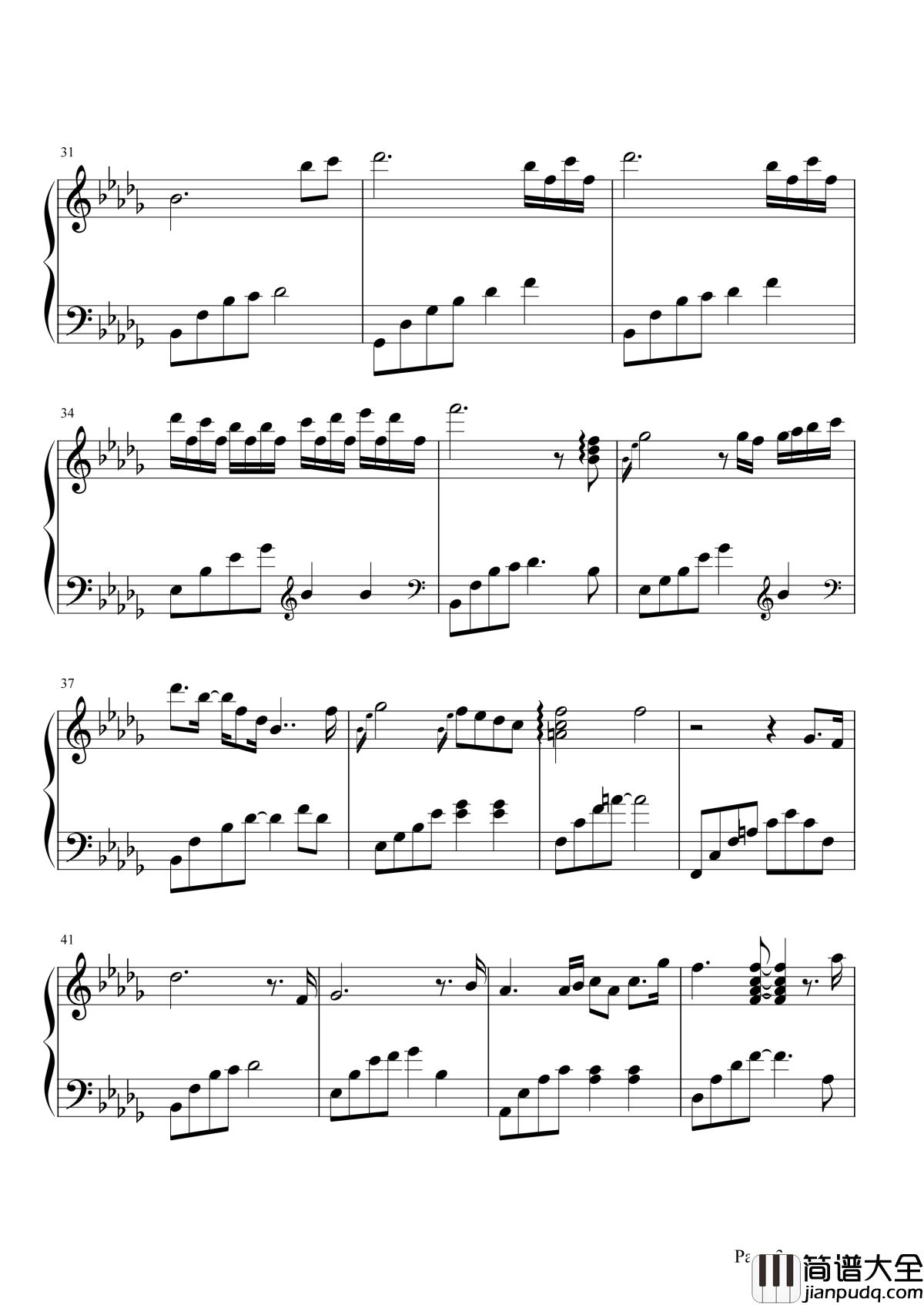 tears钢琴谱_让你有点点伤感，有点点怀念，却又是那么那么的美