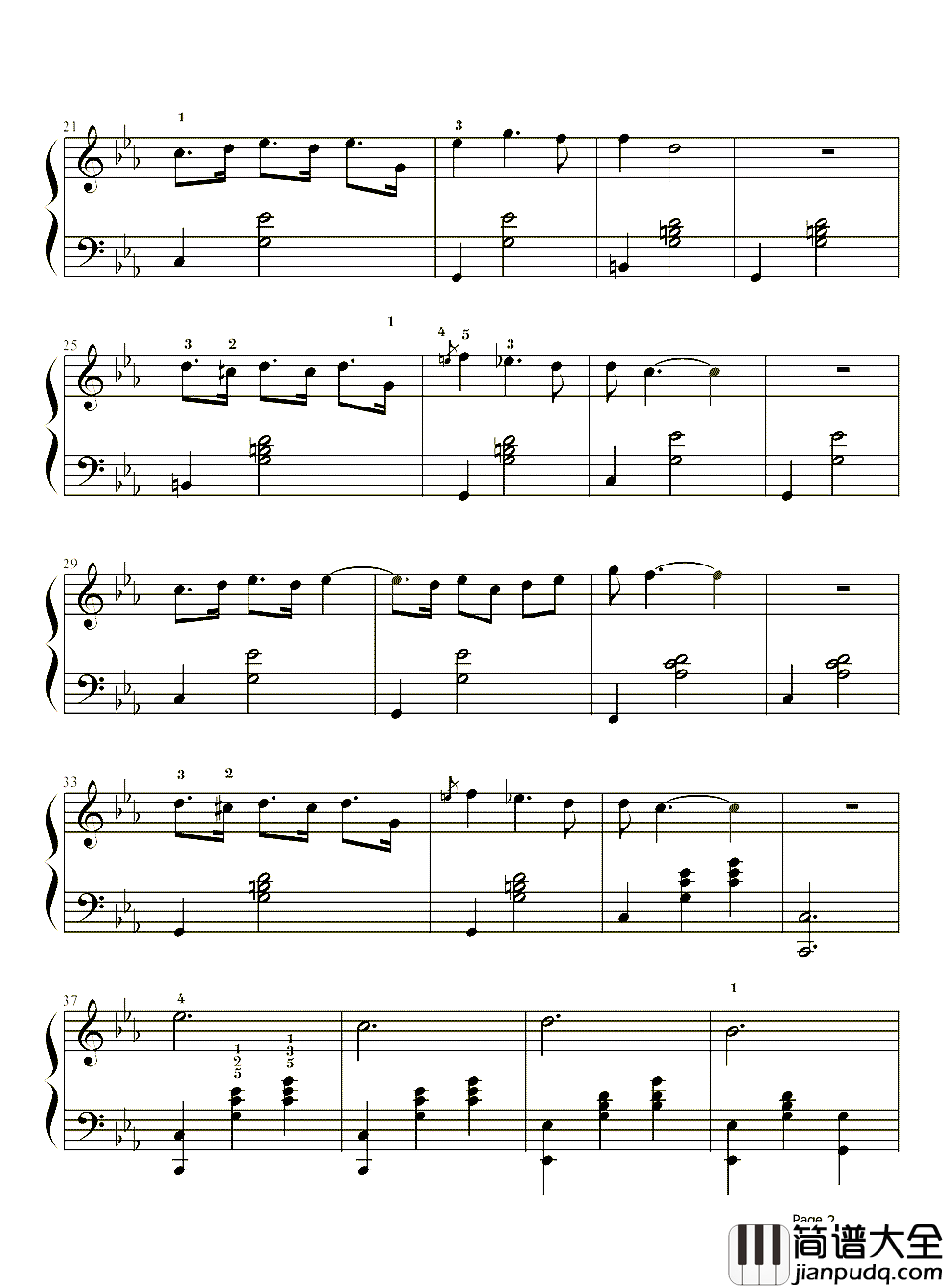 致青春钢琴谱_王菲_青春就是用来怀念的