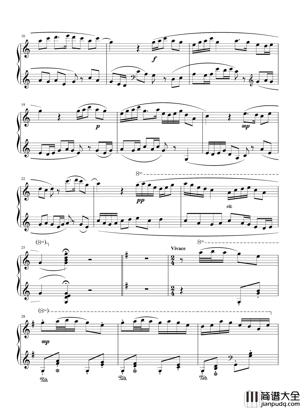 牧童短笛钢琴谱_贺绿汀_中国现代钢琴音乐的创造性典范