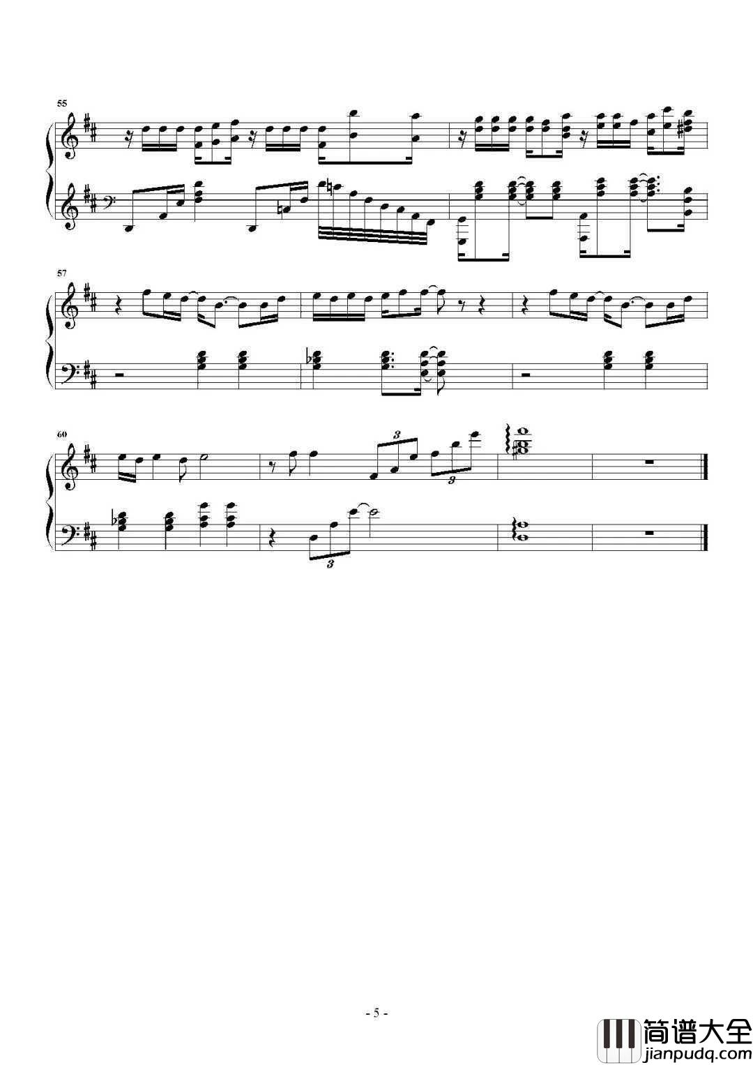 说散就散钢琴谱_袁娅维_说不上爱别说谎，就一点喜欢