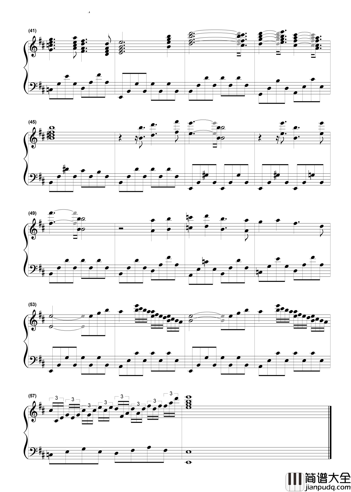 出埃及记钢琴谱_马克西姆_上帝一直在那里，等候祂为你施行拯救