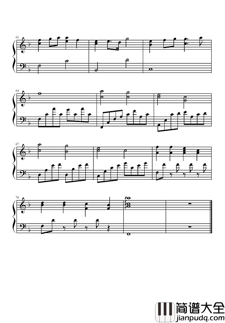 爱笑的天使钢琴谱_王菲｜爱笑的天使没有翅膀，嫣然一笑就飞翔