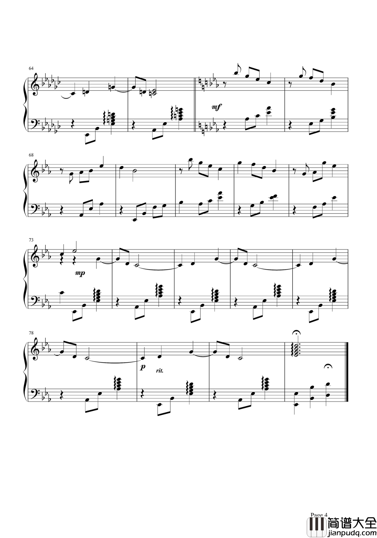 神秘园之歌钢琴谱_在恬静中寻找心里的秘密花园