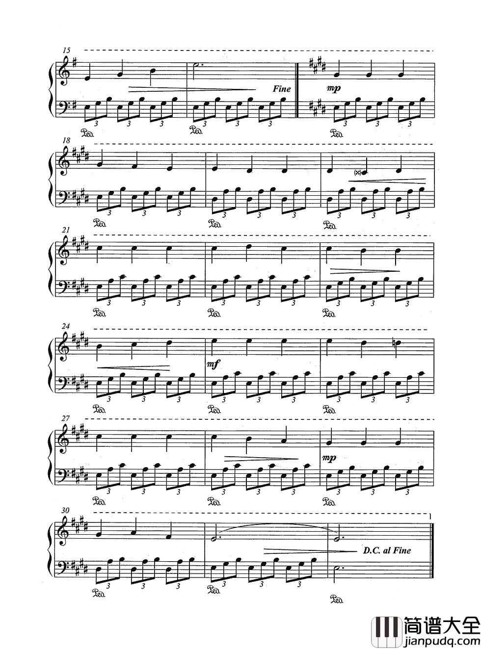 爱的罗曼史钢琴谱_那些生命中的吟唱与感动……