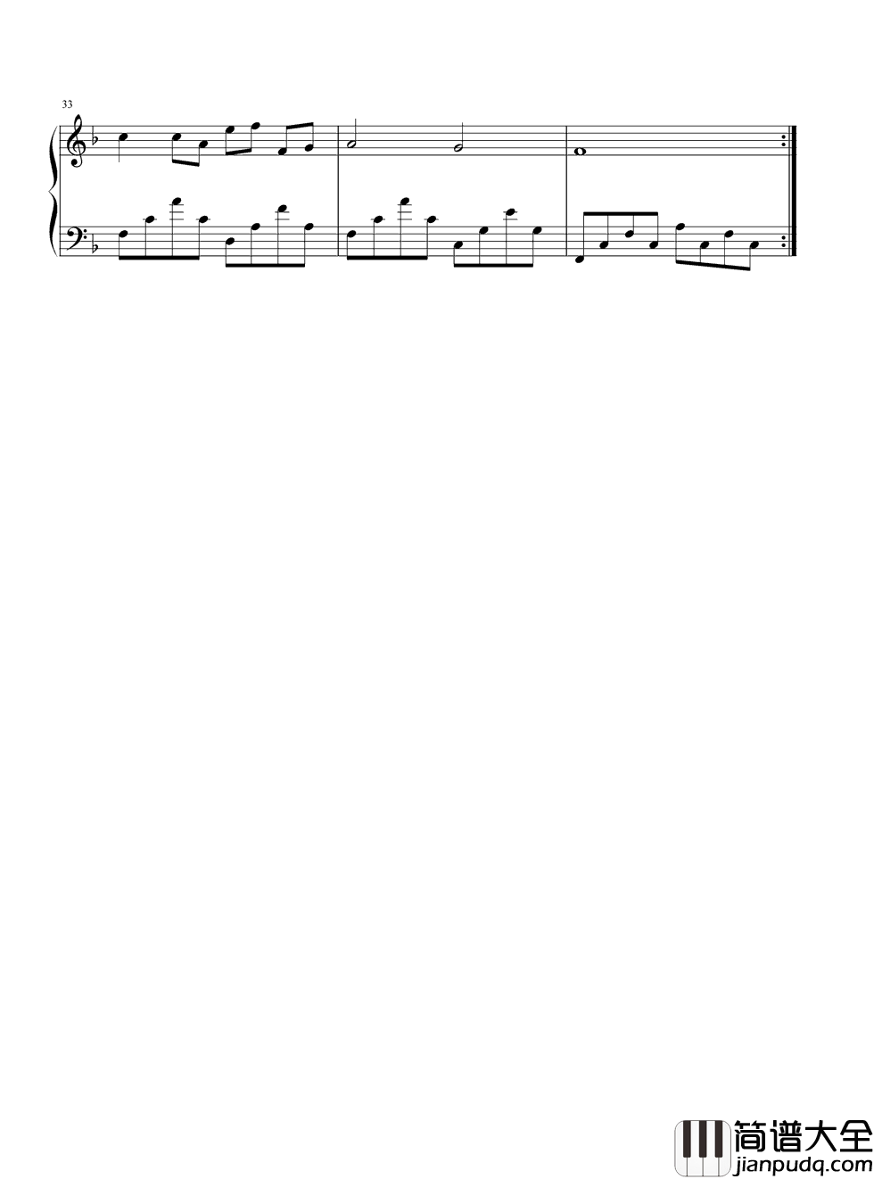 菊花台钢琴谱_周杰伦__电影满城尽带黄金甲片尾曲