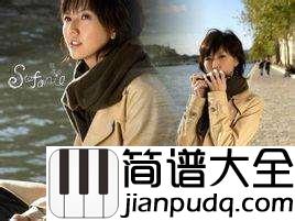 遇见钢琴谱_孙燕姿_我们排着队拿着爱的号码牌