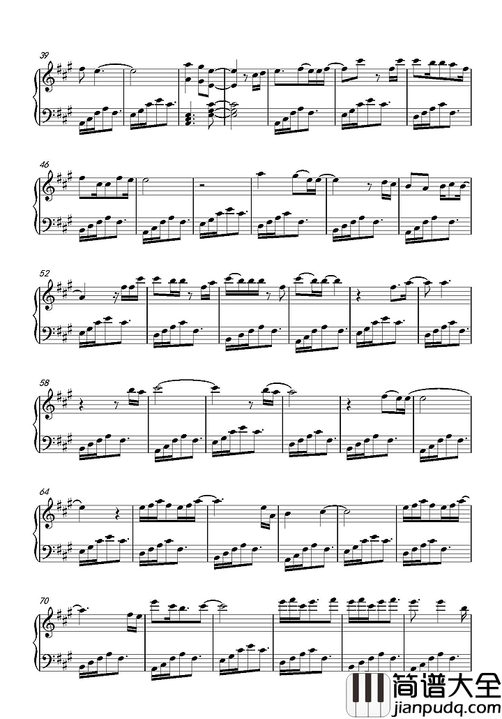 初见爱已晚钢琴谱寂寞空庭春欲晚片尾曲｜_惊艳亮相婉转哀伤