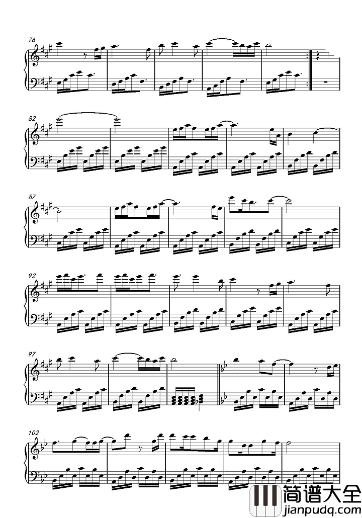 初见爱已晚钢琴谱寂寞空庭春欲晚片尾曲｜_惊艳亮相婉转哀伤