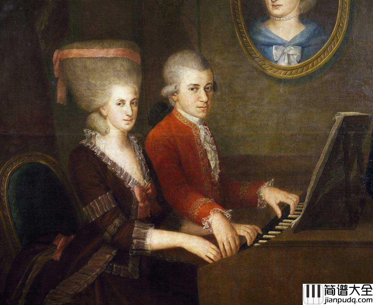 土耳其进行曲钢琴谱_莫扎特带你体验异国风味的曲调