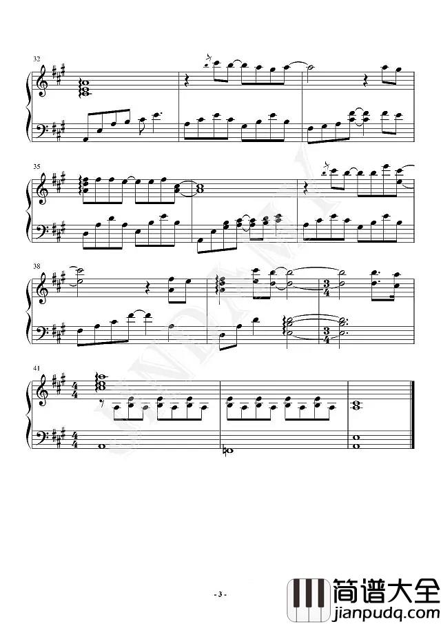 从此以后钢琴谱_吴亦凡__一如歌词般执拗而真挚，令人心疼