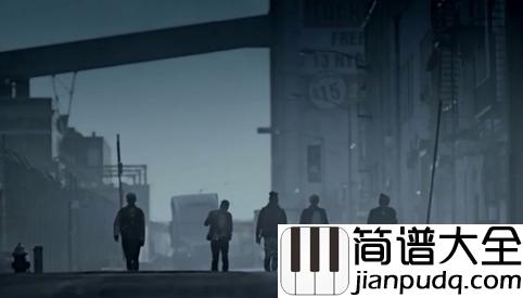 Blue钢琴谱｜就算你已离去我依旧在原地