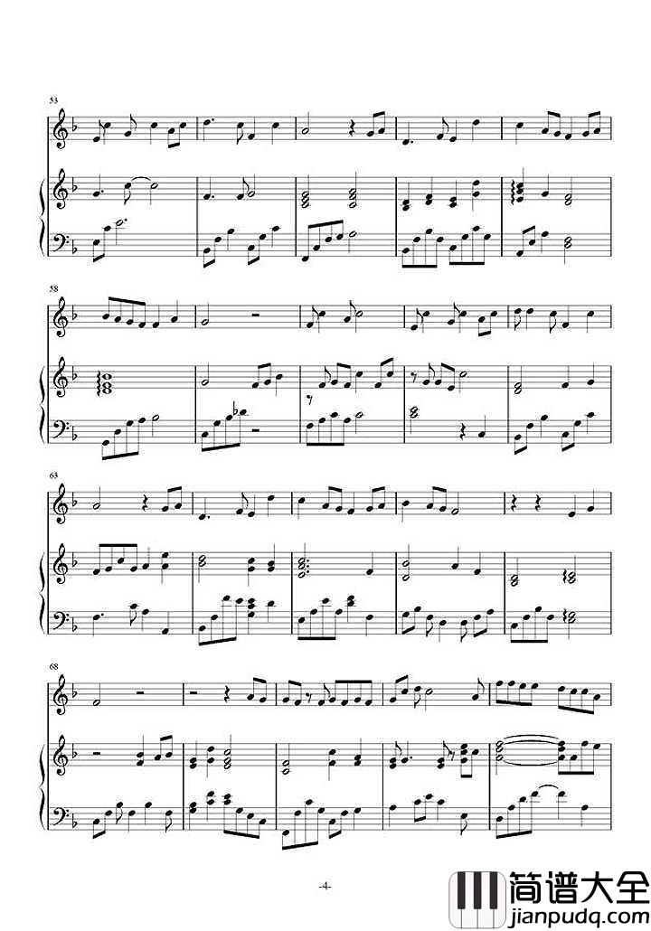 一次就好钢琴谱｜夏洛特烦恼电影暖水曲，温暖来袭