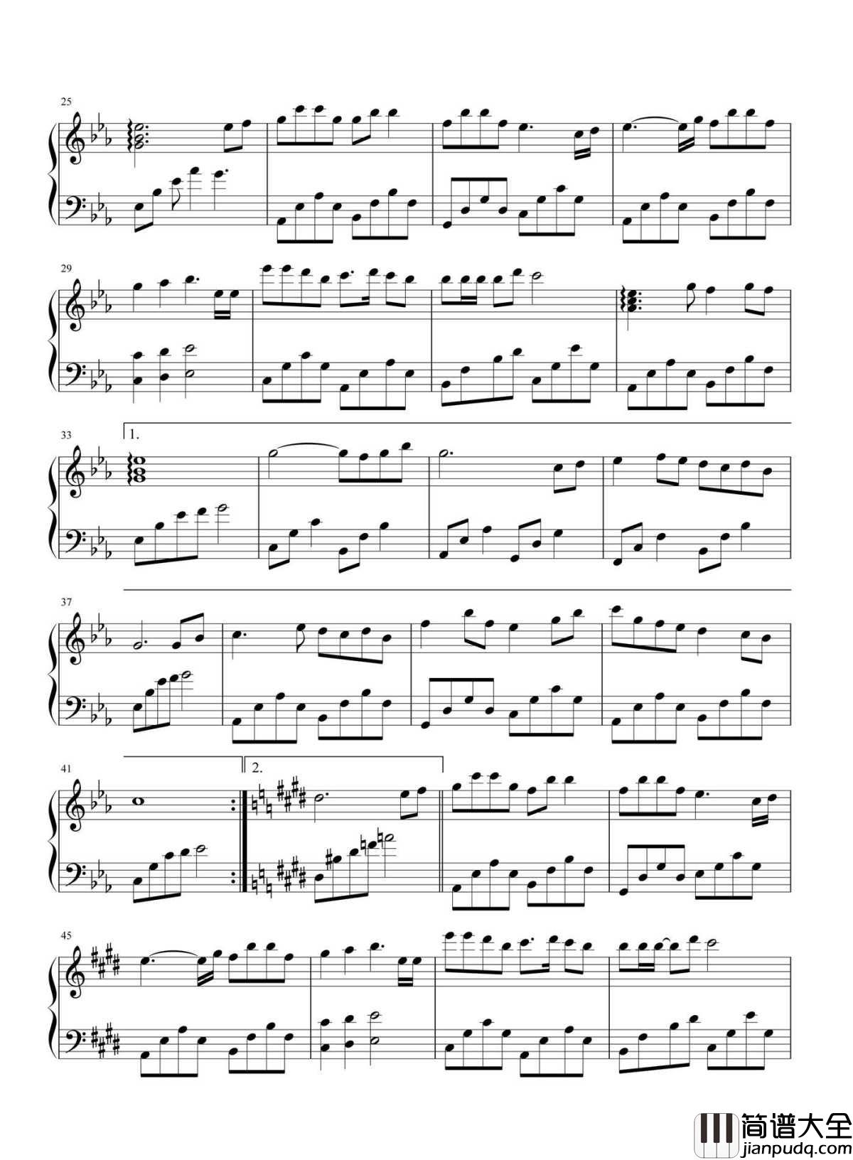 浴火成诗钢琴谱｜烈火如歌电视剧片尾曲｜不浴火_怎成诗