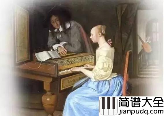 卡农钢琴谱_D大调_原始版帕赫贝尔，能够治愈一切的一手曲