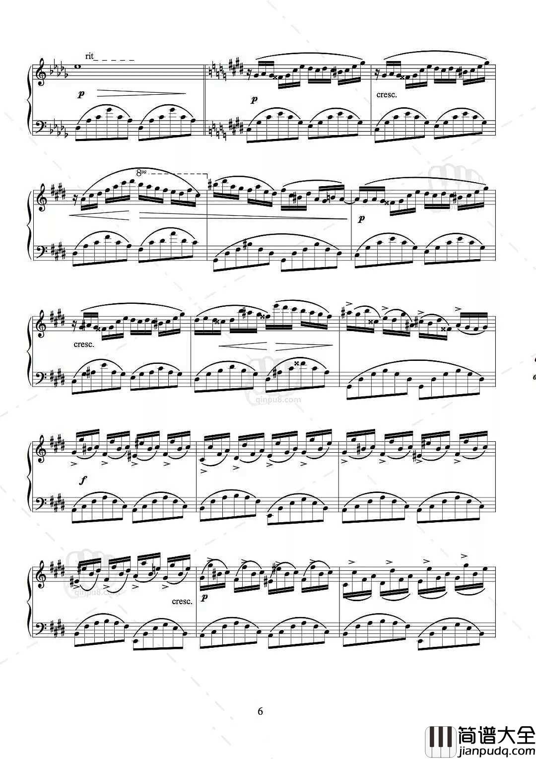 幻想即兴曲钢琴谱_在幻想中迷离、徬徨、沉醉吧