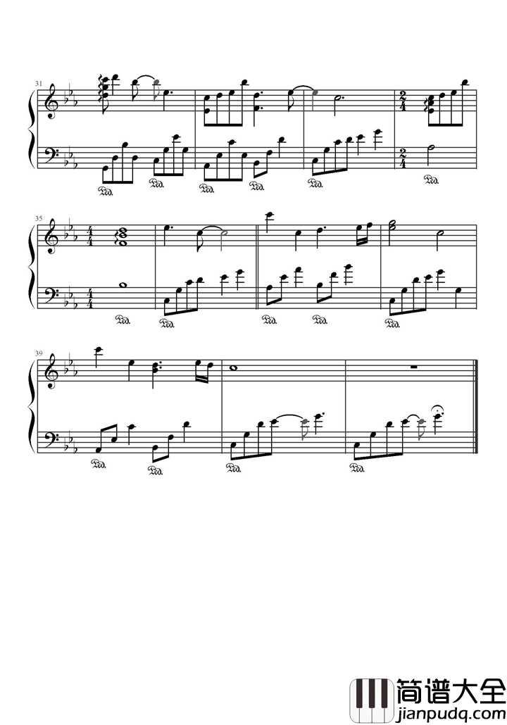 红颜旧钢琴谱_刘涛_任凭斗转星移，唯不变此情悠悠